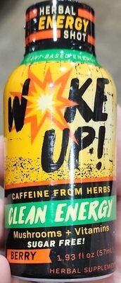 Herbal Energy Shot - berry front packaging