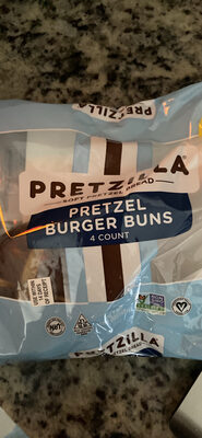 Pretzel Burger Buns