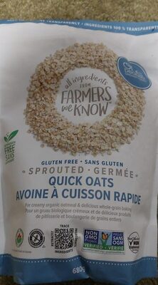 Organic Sprouted Rolled Oats