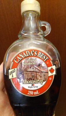 Ahornsirup Canada's Best front packaging