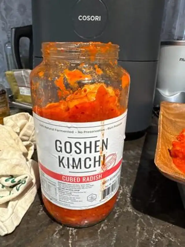 Goshen Kimchi front packaging