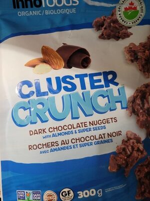 Organic Cluster Crunch Dark Chocolate With Almonds & Super Seeds