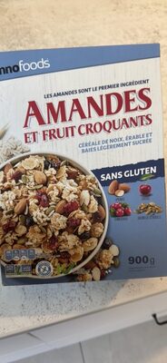 Amandes et fruit croquants