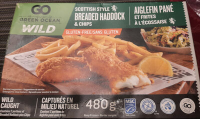 aiglefin pané et frites à l'ecossaise