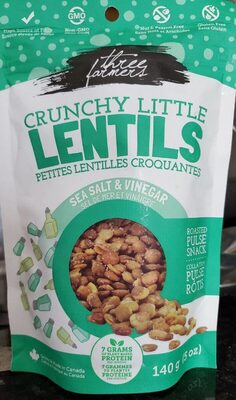 Crunchy Roasted Lentils - Sea Salt and Vinegar