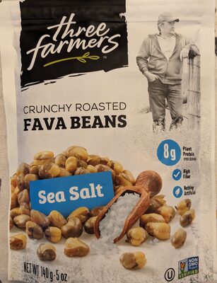 Sea Salt Roasted Favas front packaging