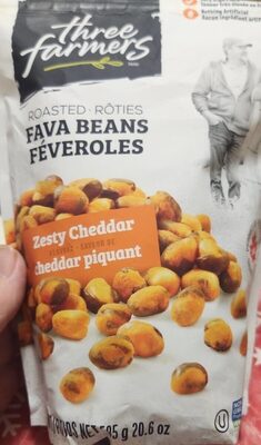 Roasted Fava Beans Zesty Cheddar