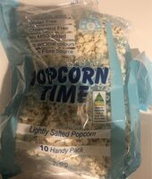 Lightly salted popcorn