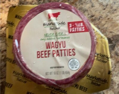 American wagyu beef patties