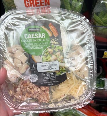 Caesar chicken bacon salad