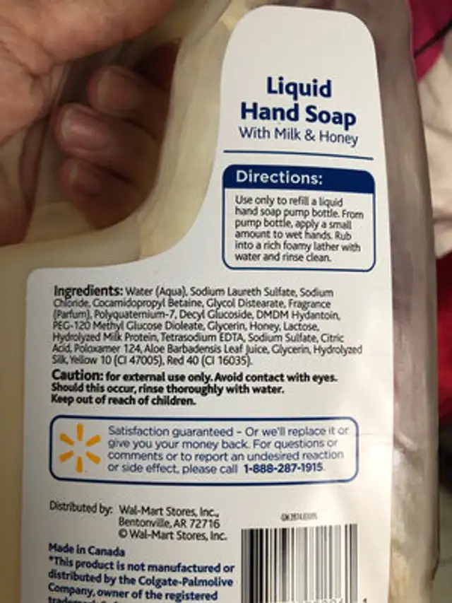 Unknown ingredients label
