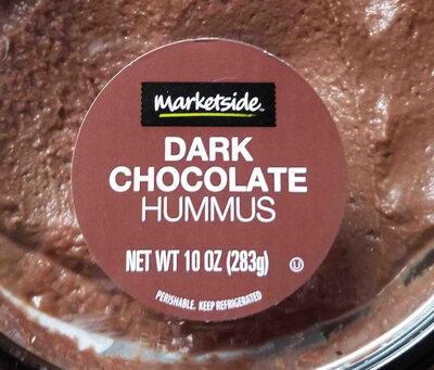 Dark chocolate hummus