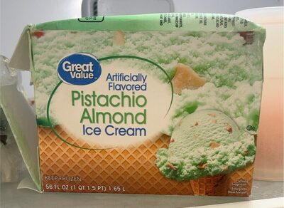 Pistachio almond icecream