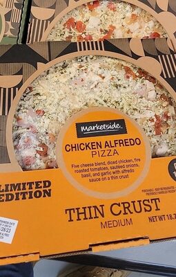 Chick alfredo pizza