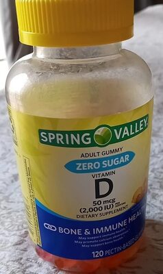 Adult Gummy Zero Sugar Vitamin D 50 mcg (2,000 IU)
