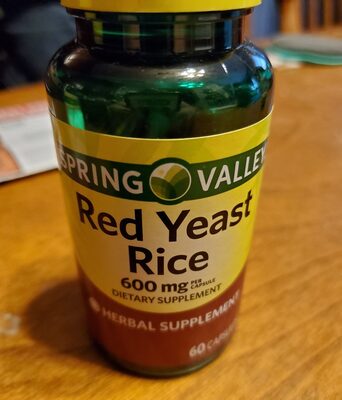 SPRING VALLE Red Yeast Rice 600mg