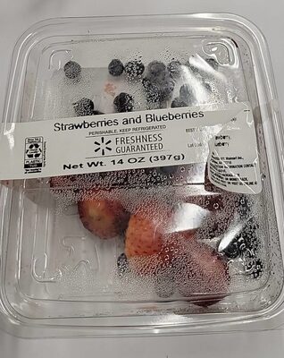 Strawberries and Blueberries
