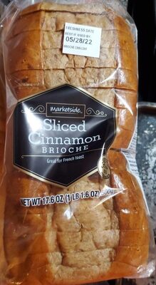 Sliced Cinnamon Brioche