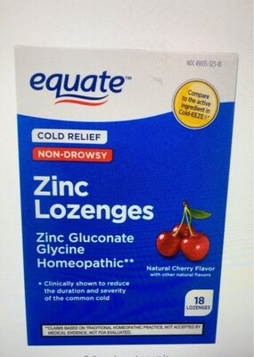 Cherry Zinc Lozenge front packaging