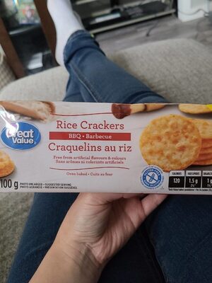 Rice Crackers Barbecue Flavoured front packaging