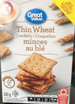 great value thin wheat crackers