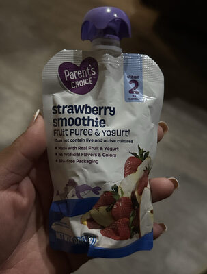 Strawberry Smoothie Fruit Puree & Yogurt