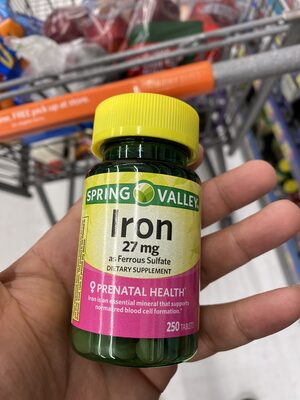 Iron 27mg Ferrous Sulfate Tablet