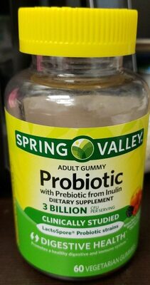 Probiotic front packaging