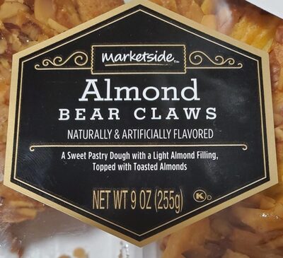 Almond bear claw front packaging