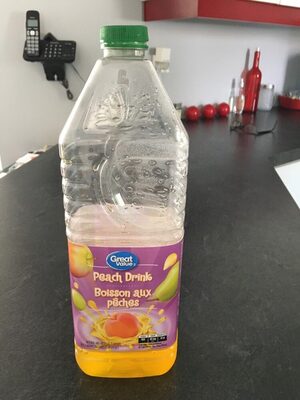 Boisson aux pêches Great Value