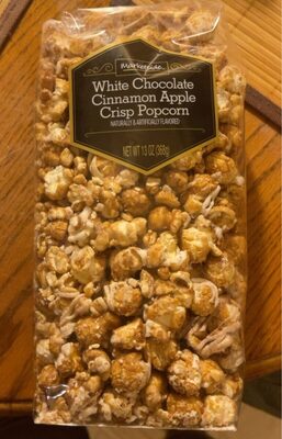 White Chocolate Cinnamon Apple Crisp Popcorn