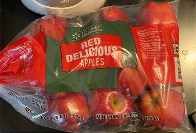 Red delicious apples