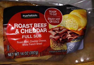 Roast Beef & Cheddar Sub