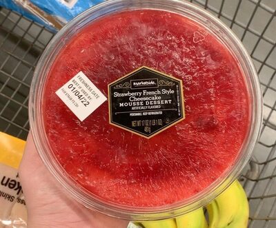 Strawberry french style cheescake front packaging