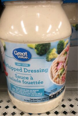 Whipped dressing front packaging