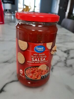 Salsa epaisses avec morceaux