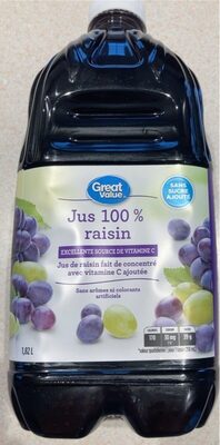 Jus 100% raisin