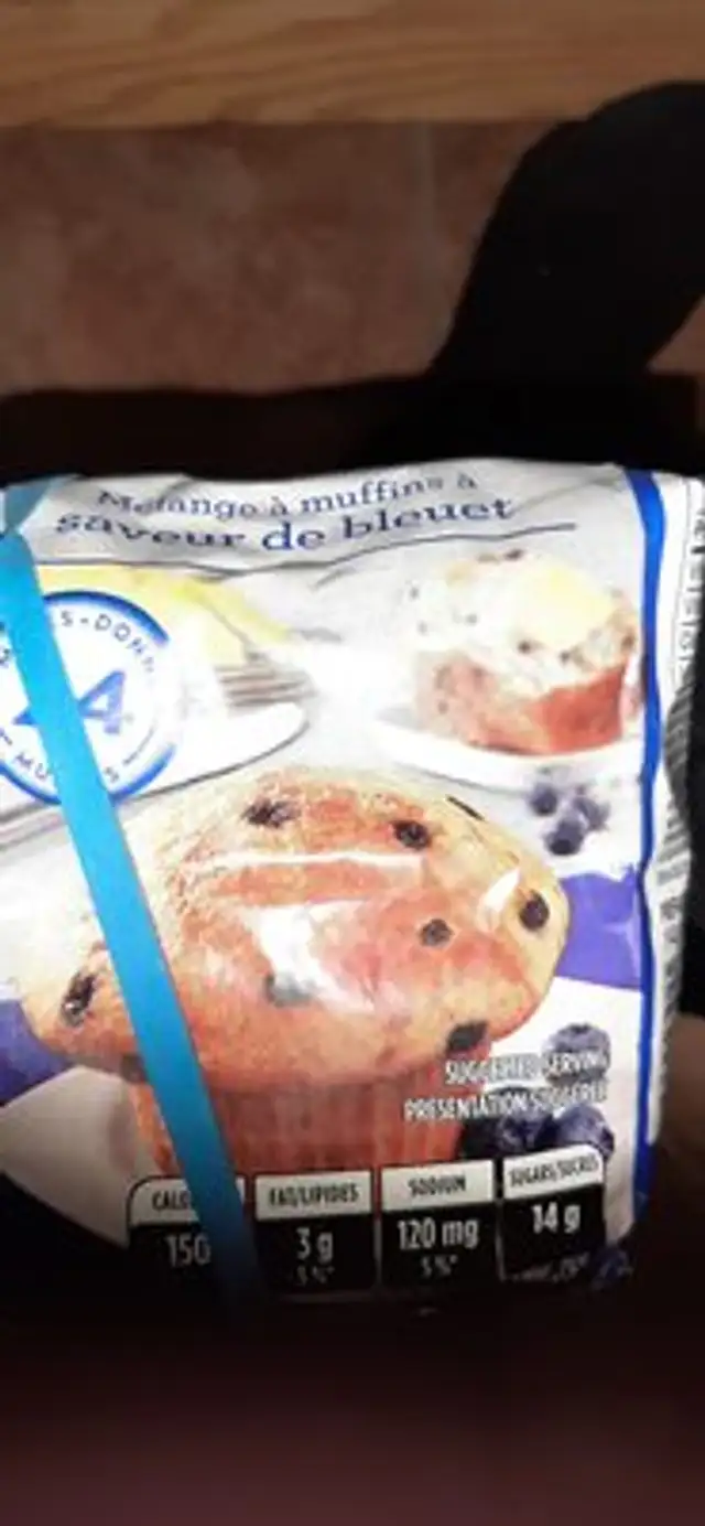 Mélange amuffins bleuet