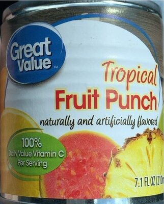 Great Value Tropical Punch