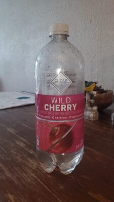 Wild cherry flavored sparkling water beverage, wild cherry