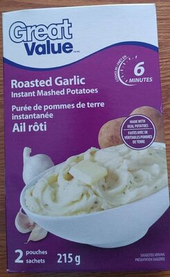 Purée de pomme de terre instantanée ail rôti