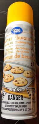 Aérosol de cuisson saveur de beurre