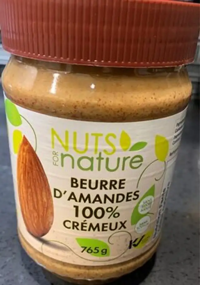 Beurre d amande nutrition facts table