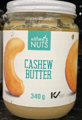 Cashew Butter front packaging