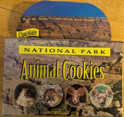Chocolate National Park Animal Cookies