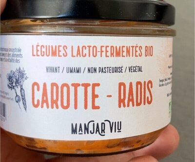 Légumes lacto-fermentés bio carotte - radis