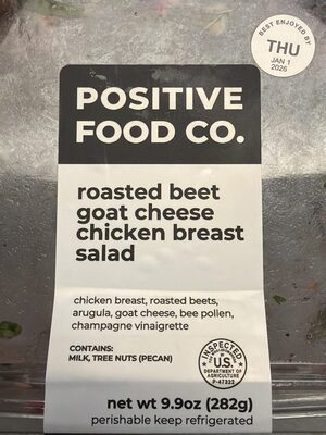 roasted beet goat cheese chicken breast salad