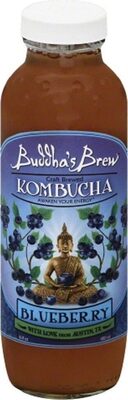 Craft Brewed Kombucha, Blueberry front packaging