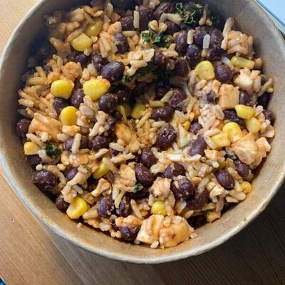 Vegan Buffalo Rice Bowl
