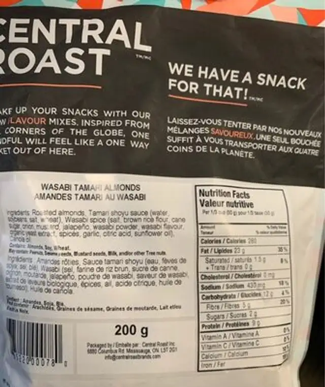 Wasabi Tamari Almonds